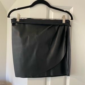Express Leather Skirt